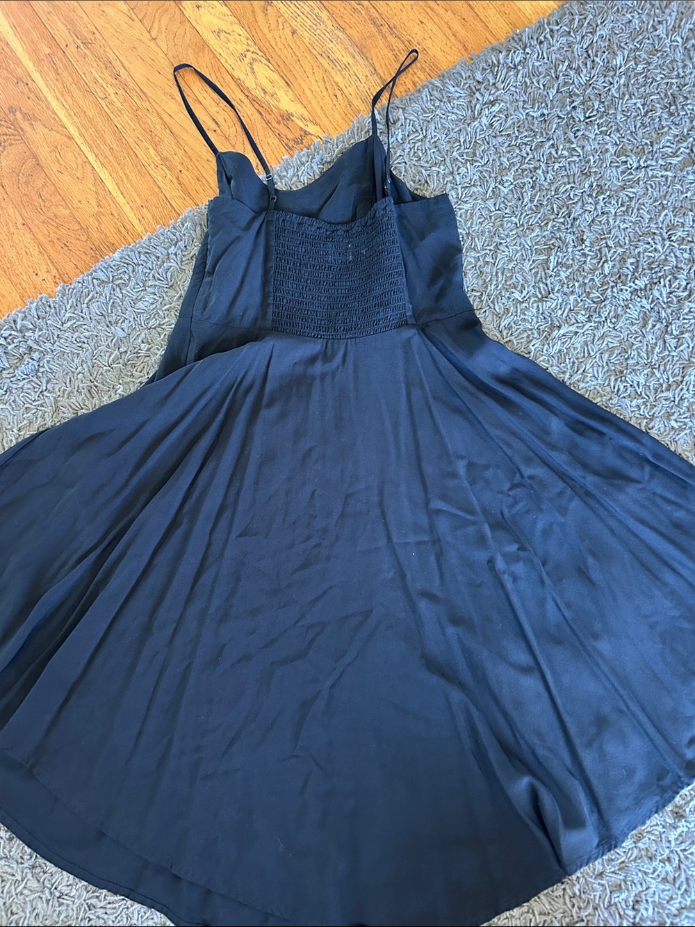 Old Navy Women's Black Slip Dress with Spaghetti Straps Size Medium - Picture 6 of 8